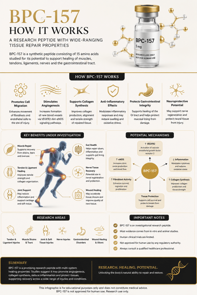 BPC 157 infographic