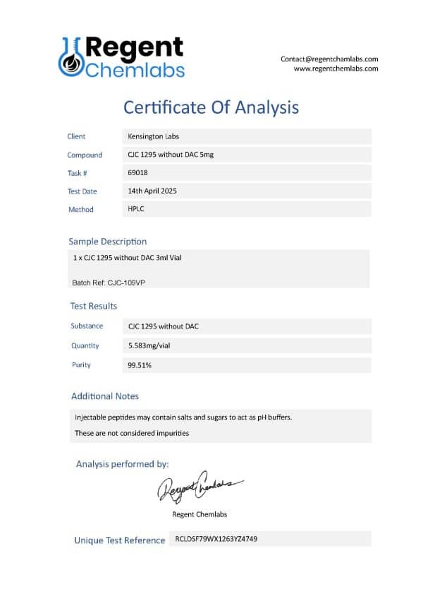 CJC-1295 without DAC 5mg - Image 2