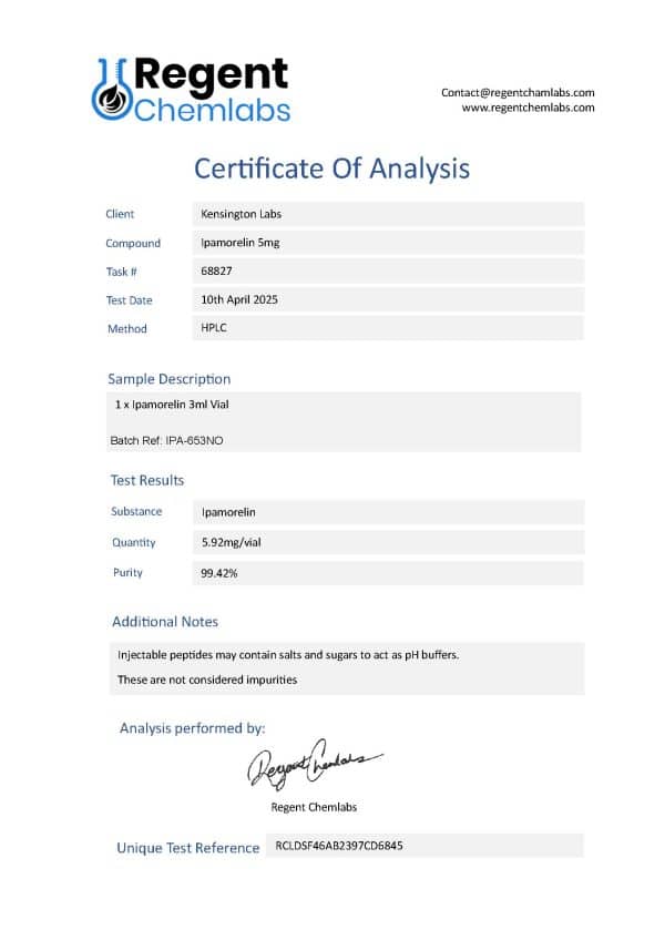 CJC-1295 (no DAC) 5mg & Ipamorelin 5mg Stack - Image 3