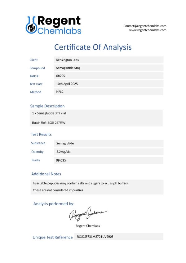 Semaglutide 5x Bundle - 5mg - Image 2