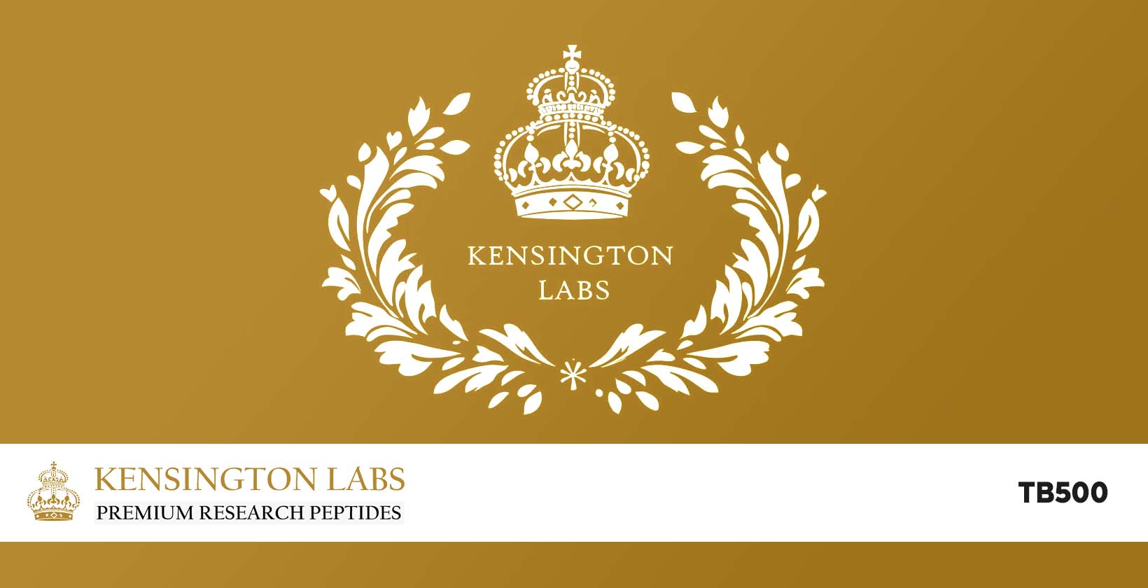 Kensington Labs blog post featured article including the kensington labs crest in white on a gold gradient background and the title of the article